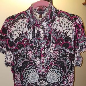 Derēon Ruffled Blouse